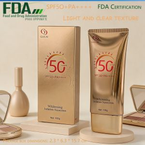 UV Defense Sunscreen SPF50 PA++++ Niacinamide Skin Care Moisturizing and Whitening 100g