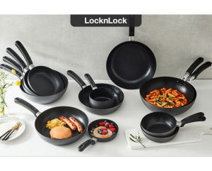 Thanh Lý Chảo cạn 28cm chống dính đá hoa cương Lock&Lock LHB2305-IH