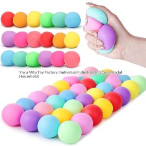 JJT Stress Relief Squishy Balls Soft TPR捏捏乐 Anti-Stress Toys for Kids and Adults Fun Sensory Play