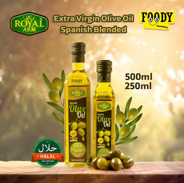 Minyak Zaitun | Royal Arm extra virgin olive oil & Spanish Pomace Olive ...