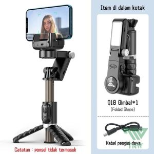 [COD] TNW-Q18 Gimbal Stabilizer Handphone Gimbal Hp Stabilizer Tongsis Hp Bluetooth Tripod Mdah Digunakan
