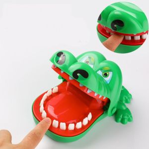 Mainan Anak Buaya Gigit Jari Tangan Crocodile Dentist Tricky Prank Toy