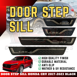 GCAO SIDE STEP SILL HONDA CRV 2017-2023 BLACK (12415)
