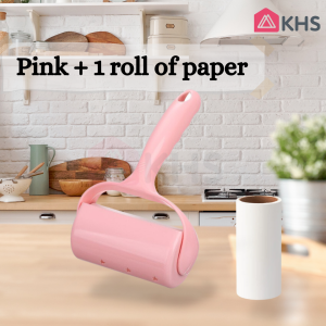 KH Sticky Pet Fur Cleaner Hair Roller with Cover Clothes Cleaning Dust Removal Strong Sticky Reusable