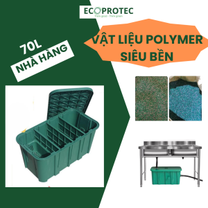 Thiết Bị Tách Dầu Mỡ Bẫy Mỡ Thông Minh Vật Liệu PE Không Lo Rò Rỉ Hoen Rỉ Mối Hàn 70L