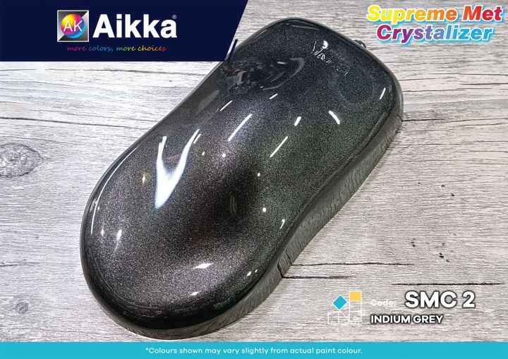AIKKA SMC2 INDIUM GREY SUPREME MET CRYSTALIZER 2K CAR PAINT