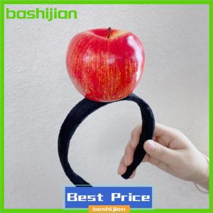 bashijian Funny Simulated Fruit Vegetable Hair Hoop Bread Carrot Banana Hairband Pepper Headband Birthday Cosplay Halloween Headwear