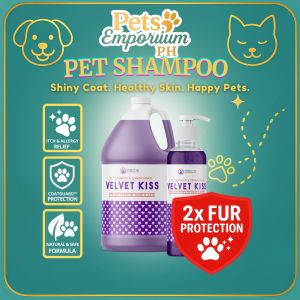 Pets Emporium Velvet Kiss Dog Shampoo & Conditioner – Luxurious Scent Anti-Itch & Coat Nourishing