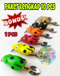 SOFT FROG UMPAN GABUS 10 PCS MURAH