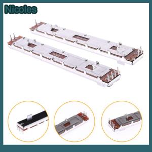[Nicoles] 128mm Mixer Fader B10K Single And Dual Channel B103 Straight Sliding Potentiometer Total Length 12.8cm Stroke 100