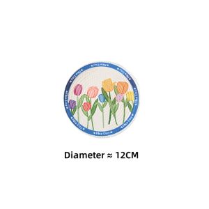 OMK Nordic Style Placemats For Dining Table Cotton Placemats & Coasters Doormat Tulip Design Theme