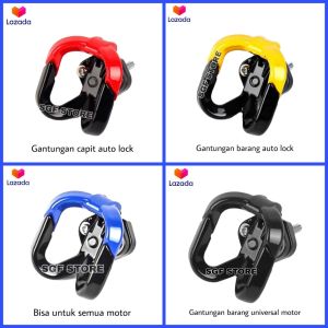 Gantungan / Cantelan Barang Auto Lock Bahan Besi Bisa Untuk Semua Motor Matic & Bebek Mio Beat Vario Dll