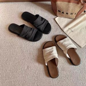 Retro Casual Resort Beach Slippers for Womens Slippers To Wear Flat Slippers Outside in Summer