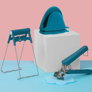 Dụng cụ gắp đồ nóng - Dụng cụ cầm đồ nóng - Dụng cụ kẹp gắp đồ nóng ( sét 6 món )