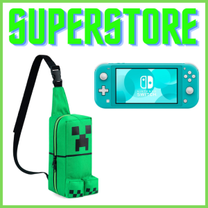 Tas Selempang For Nintendo Switch Lite Minecraft / Sling Bag For Nitendo Switch Lite - Minecraft Edition