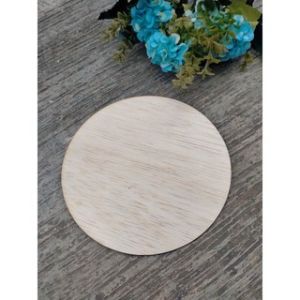 Lingkaran polos untuk alas nama mahar pernikahan /lingkaran kayu polos /kayu bulat tipis /kayu bulat / woodslice