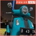 Tempat Plat motor yamaha Fazzio Original. 