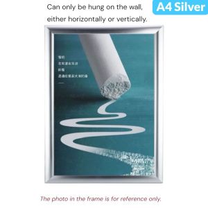 A4 A3 Size Advertising Frame / Notice Board Frame / Poster Frame / Flexible Frame / Snap Frame / Aluminium Snap Photo Frame
