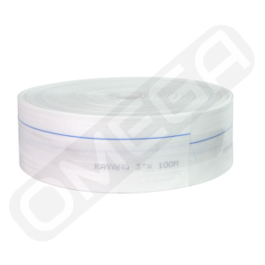 สายส่งน้ำอย่างดี ขนาด 3 นิ้ว ยาว 50/100 เมตร อย่างหนา น้ำหนักเบา ภายในเคลือบยาง ข้างนอกผ้าเส้นใยสังเคราะห์PU