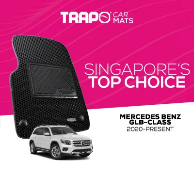 [TOP CAR MAT FOR MERCEDES BENZ] Car Models/Anti-Bacterial / Hygiene / Odourless / Premium / Waterproof [BLACK BASE BLACK LINING]