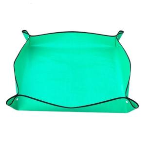 Plant Waterproof Repotting Square Mat Foldable Garden Transplanting Work Cloth Mat Portable Gardening Mat Indoor