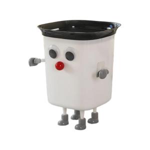 Trash Can DIYs Kitchen Compost Bin Funny Big Eye Trash Bin Garbage Can for Office Kids Bedroom Bathroom Home Decorations