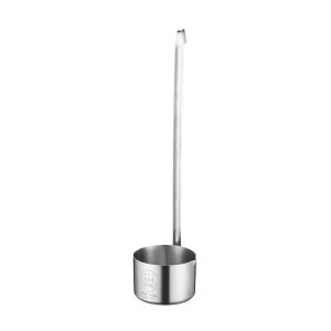 WANGCAI Coffee Tea Long Handle Oil With Hook Sauce Bar Tool Beer Pouring Ladle Measuring Spoon Wine Dipper