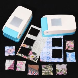 GIORGIONE STORE Extra Large Stamp Shape Embossing DIY Handmade Rectangular Stamp Embossing Machine School Supplies Cutting Craft Stamp Border Punch Scrapbooking Tool