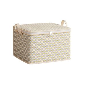【COD&Fast Delivery】Clothes Organizer Clothes Storage Bins Foldable with Handle Quilt Storage Bag Dust-Proof Closet Storage Box for Home