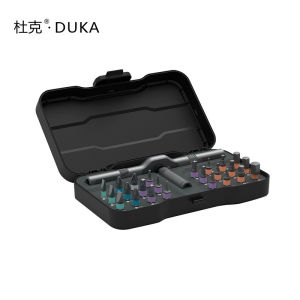 Duka RS1 24 In 1 ชุดไขควงอเนกประสงค์ ประแจวงล้ออเนกประสงค์ ชุดเครื่องมือไขควงแม่เหล็ก ชุดไขควงวงล้อ DIY