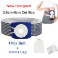100Pcs Colostomy Bags with Belt Drainable Urostomy Bag after Colostomy Ileostomy Pouch. 