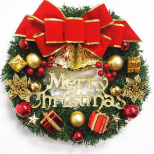 30CM Christmas Wreath Door Wreath Door&Wall Hanging  Decoration Xmas Ornaments Shop Home Decor
