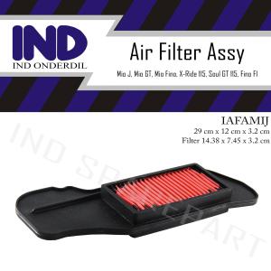 Filter-Saringan-Busa Udara-Hawa-Air Assy Mio J & Mio GT & Mio Fino & Soul GT Old 115 & X-Ride Lama 115 & Fino FI-F1