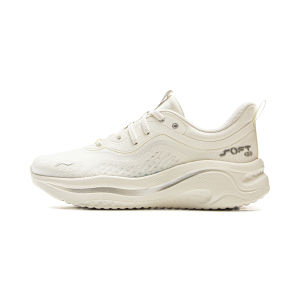 LI-NING Womens SOFT GO 2 WMS Sports Memory Foam Lace-up Sneaker Lifestyle Classic leisure shoes Commuting Wear Fashion AGLV040-8