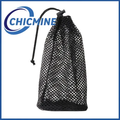 Chicmine Golf Bag Large Capacity Golf Bag Golf Ball Mesh Bag with Drawstring Nylon Sports Storage Pouch for Table Tennis Gym and Golf Accessories – Durable Lightweight Portable Sports Ball Sack