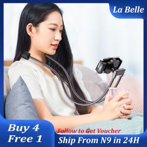 Long Neck Phone Holder 懒人挂脖子手机支架 Lazy Phone Stand Mobile Handphone Adjustable Foldable Bendable Flexible Smartphone Pemegang Telefon Tempat Letak Fon Apple Iphone Samsung Xiaomi Huawei Oppo Vivo Remax Ugreen