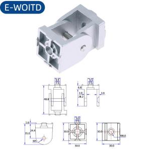 E-WOITD Cho 20 30 40 Loạt Nhôm Hồ Sơ 2020 3030 4040 Kẽm Hợp Kim Bản Lề Nhôm Công Nghiệp Điều Chỉnh Góc Kết Nối