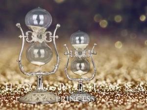 [Legend6] นาฬิกาทรายรูปตัวยูสไตล์ยุโรปสุดสร้างสรรค์นาฬิกาทรายคุณภาพสูงนาฬิกาทรายโลหะของขวัญ