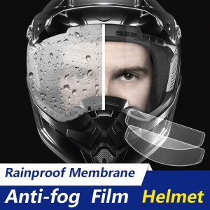EKLEVA Universal Motorcycle Helmet Anti-fog Film and Rain Film Durable Nano Coating Sticker Film Helmet Accessories
