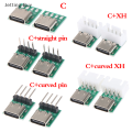 【Jettingbuy】flash Sale 5 cái TYPE-C USB 3.1 16 pin nữ để 2.54mm Loại C kết nối 16 P Adapter bảng PCB cho cáp dữ liệu. 