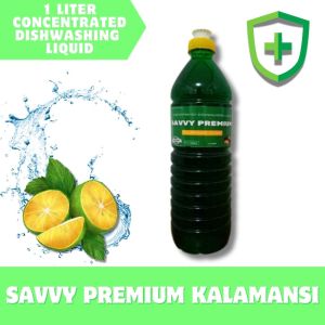 AMECLEAN SAVVY PREMIUM Concentrated Dishwashing Liquid 1 Liter Kalamansi