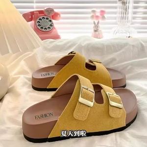 WomenS Summer Outdoor Wear 2025 New Fashion Height-Increasing Versatile Cartoon Home Soft-Soled Slippers For Women