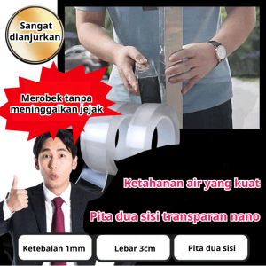 Pita Dua Sisi Nano Tanpa Bekas Kekuatan Tinggi Pita Dua Sisi Akrilik Transparan Pita Nano Anti Air Pita Dua Sisi Nano Tanpa Bekas Pita Dua Sisi Nano Tanpa Bekas
