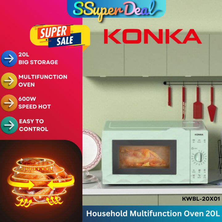 how to use konka microwave oven