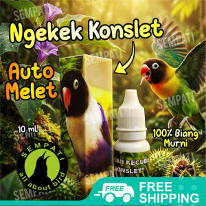 SEMPATI Ramuan Kecubung Konslet Merek Sempati Vitamin Obat Racikan Ngekek Panjang Aktif Spontan Fighter Untuk Burung Lovebird Dll RKCBUNG