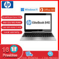 HP Laptop [Brand New] Elitebook 840 G1 [1 year Warranty] Intel Dual/Quad-Core i5/i7 8G/12G/16G RAM 128G SSD+500GB/1T HDD 14" Inches Screen Built In Camera/Webcam Business Work Windows11 Pro Ms office 365 Online Learning Computer WiFi/Bluetooth/Notebook. 