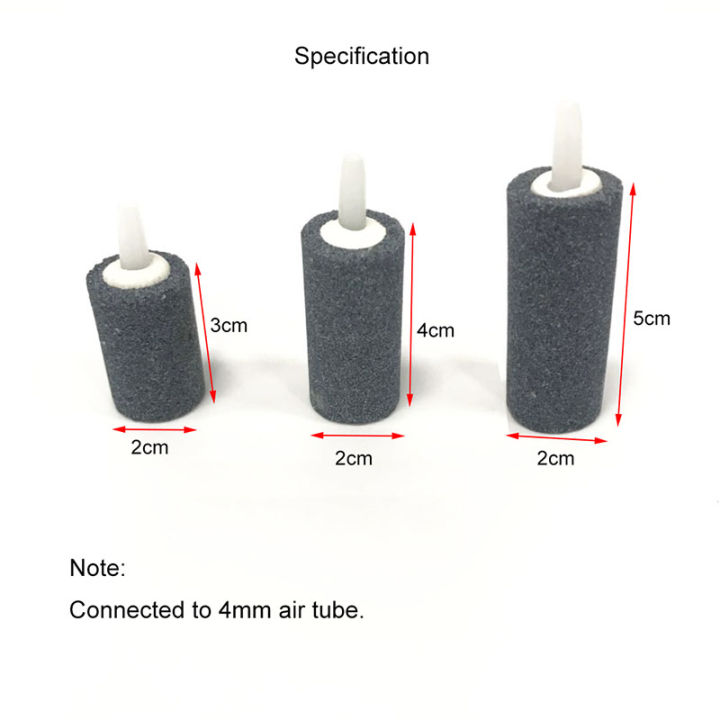 4 Pieces Air Stone Bar Bubble Diffuser Set 8 Inch Fish Tank Air Bubble With Suction Cups Air Stone For Aquarium Fish Tank, Aquarium