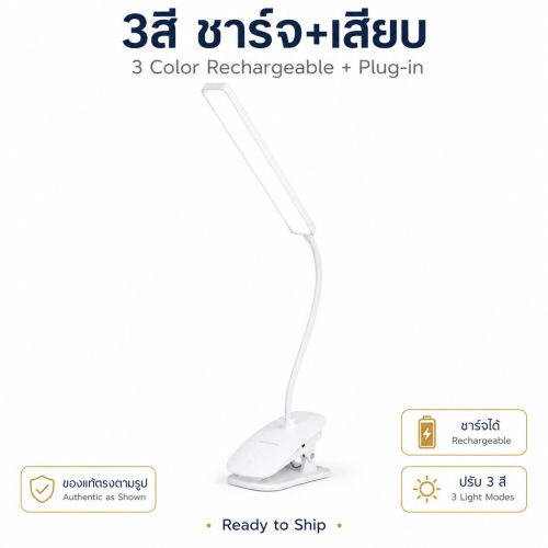 สเปกแสงโคมไฟตั้งโต๊ะสำหรับอ่านหนังสือและทำงาน: เลือกค่า CRI และอุณหภูมิสีอย่างไรให้ถนอมสายตา