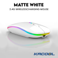 KACOOL Wireless Mouse Bluetooth Mouse Rechargeable Mouse with Backlit Bluetooth 5.1/USB 2.4Ghz LED Silent Mouse. 