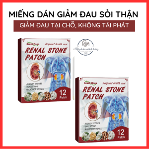 [ CHÍNH HÃNG] Miếng Dán Giảm Đau thận RENAL STONE PATCH giảm đaudo sỏi dịu cơn đau nhanh chóng